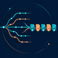 Abstract branching paths representing version control